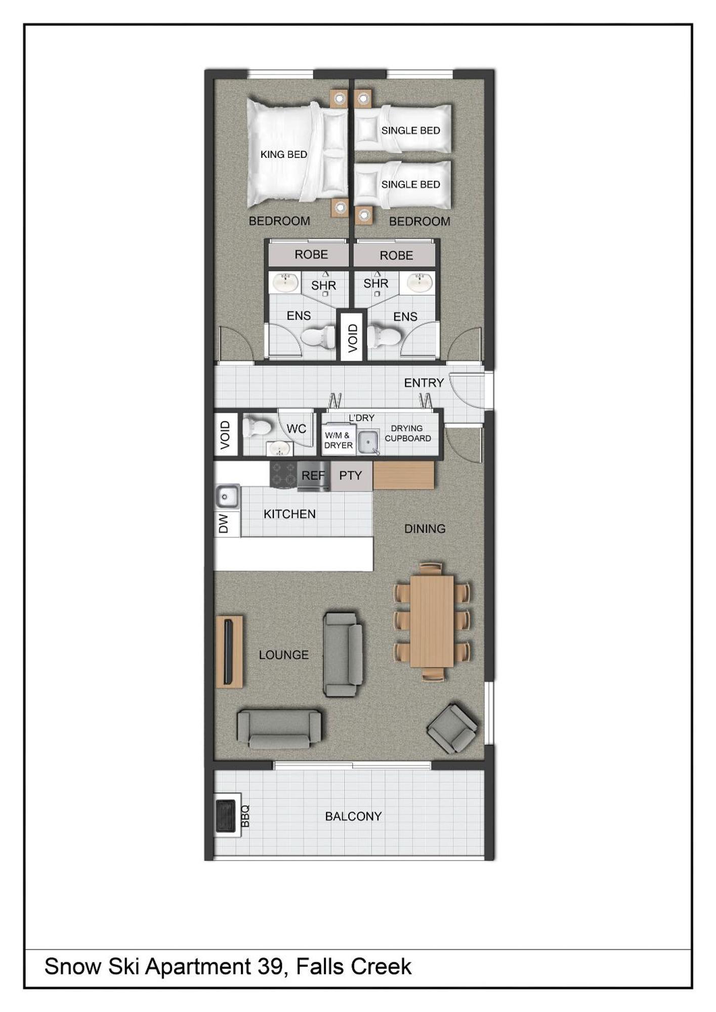 Snow Ski Apartments 39 Falls Creek Exterior foto